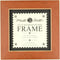 Mill Hill Wooden Frame, Rust, 8 by 8-Inch