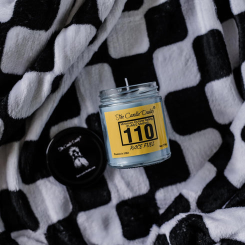 Race Fuel High Octane Gasoline Candle, 6 oz, Up to 40 Hour Burn Time