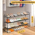 3-Tier Closet, 24-Pairs SLEEPING LAMB Long Shoe Organizer for Stackable Wide Shoe Rack Holds Shoe Storage Shelf