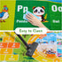 5'x 7' (5x7 ABC Rug, Kids Rugs for Playroom Classroom Bedroom, Educational Learning Play Mat with Alphabet Animals