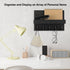 Key Holder for Wall, Decorative Key and Mail Holder with Shelf, Large Hooks for Bags, Coats, Umbrella – Paulownia Wood
