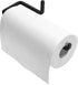 Wrought Iron Paper Towel Holder - Rustic Wall Mount Paper Towel Rack for Kitchen, Black, 12 x 4.7 x 2.5 Inches,