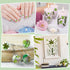 Nuanchu Pressed Flowers Bulk Dried Flower for Crafts, Natural Dried Flower Leaves with Tweezer for Resin Mold DIY
