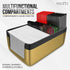 12 12 Esatto Professional Bar Products Premium Bar Caddy (Gold), Used to Easily Organize Bar Items and Workspace