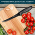 Home Hero 2 Pcs Tomato Knife with Sheath - High Carbon Stainless Steel Chopping Knife with Ergonomic Handle - Razor-Sharp Multi-Purpose Kitchen Knife for Chopping Vegetable and Cooking by Home Hero