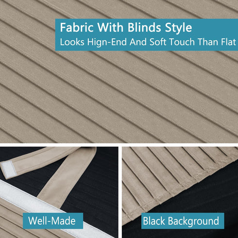 Side Door Window Curtains, Front Door Curtains for Small Window, Thermal Insulated Door Side Window Covering, Light