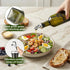 Bottle,17oz 500ml WERTIOO Green Olive Oil Dispenser Glass Oil and Vinegar Dispenser for Kitchen, Glass Bottles