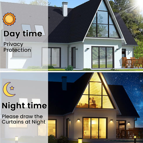 One Way Window Privacy Film, Reflective Tint for Home, Sun Blocking Anti-UV Clings with 3 Tools