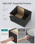 2 Closet, ULGS312BE02S SONGMICS BELLAH Collection - Dresser for Bedroom, Chest of Drawers, Nightstand, Drawers, Storage