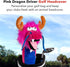 Daphne's Headcovers Pink Dragon Driver Headcover - Premium Funny Golf Club Covers - Stylish Protection for Your Clubs