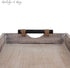 Rutledge & King Bethany Serving Tray - Ottoman Tray/Decorative Tray - Coffee Table Tray/Round Wooden Tray - Breakfast