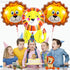 KatchOn Lion Balloons for Birthday Party - Giant 30 Inch, Pack of 3, Foil Mylar Decorations for Safari Animal Theme