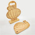 Small Bamboo Cutting Board Set, Mini Fruit Wood Chopping Board, Snail & Bee Shape Cheese Board