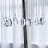 Pack 10 KANPURA of Clear Crystal Suncatcher Chandelier Lamp Lighting Drops Pendants,Hanging Glass Ball Prisms Window