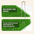 3 5 LOOBANI Realistic Artificial Grass Rug Indoor Outdoor, Dog Grass Mat with Drainage Holes and Replacement Artificial