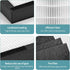 WK01234QPC Filters Replacement Compatible with Oreck Air Purifier Model WK10002QPC, 2 Packs Include Efficient Filter