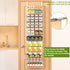 12 12 Churboro Over the Door Pantry Organizer Rack with Adjustable Baskets, Tiers Dual-use Spice Rack- Hanging or Wall
