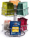 Sorbus Tea Bag Spinning Carousel, 2 Tier Countertop Organizer for Up to 60 Large Tea Bags