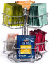 Sorbus Tea Bag Spinning Carousel, 2 Tier Countertop Organizer for Up to 60 Large Tea Bags