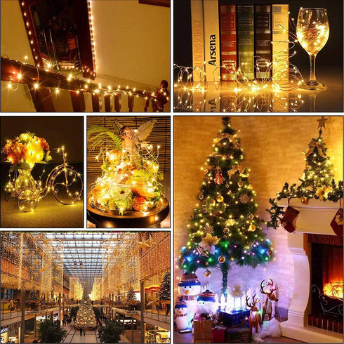 32 Pack 7.2ft 20 MUMUXI Fairy Lights Battery Operated, LED String Lights Waterproof Copper Wire Starry Firefly LEDs