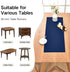 36 Inches 12X36 Inch Farmhouse Navy Blue Table Runner Small Short Table Runners Coffee Table Runner for Dresser Living