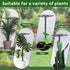 1 12"x12"x50", No-Hammer Pcs Heavy Duty Dragon Fruit Trellis Adjustable Metal Dragon Plant Support Stand, Durable