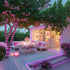 2 Pack 33ft 100 8 JMEXSUSS Pink String Lights Battery Operated Rope Lights Outdoor, LED Battery Powered Christmas