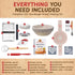 Complete Sourdough Bread Starter Kit, Glass Sourdough Starter Jar Kit & Tons of Sourdough Baking Supplies - Sourdough