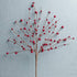 6PCS 16.5 Inch JINGHONG Artificial Christmas Tree Picks Red Berry Stems Holly Berry Picks with Pip Berries for Winter