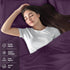 Utopia Bedding Queen Sheet Set – 4 Piece Bed Sheets for Queen Size Bed, Soft Microfiber, Dark Purple