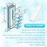 WR71X10761 Clear Fridge Shelf Trim, Compatible with GE Refrigerator Freezer Door Bin/Door Shelf Replacement Part