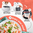 Microwave Rice Cooker Steamer and Pasta Cooker with Strainer - Mess-Free Design, Dishwasher Safe, Cooks 8 Cups