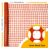 4'x100' 1 Houseables Plastic Mesh Fence, Construction Barrier Netting, Orange, Feet, Roll, Garden Fencing, Fences Wrap