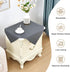 24x24 Inch Small Square Tablecloth Washable Polyester Side Table Cloth Solid Grey Heavy Duty End Table Cover for Dining
