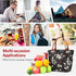 Gloppie Insulated Lunch Bag for Women, Leakproof Lunch Tote with White Flower Design