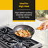 Ken Hom Classic 8-Inch Non-Stick Carbon Steel Mini Wok, Lightweight Stir Fry Pan, Hand Wash Only