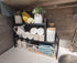 Expandable Kitchen Counter Shelf Organizer 16~26", 10.6" Deep 33LBS Sink Shelf Riser for Pantry Cabinet