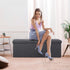 43.3 inches 660 lb, ZENY Folding Storage Ottoman Bench Storage Chest Footrest with Foam Padded Seat, Great for Bedroom