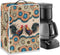 Boho Chicken Pattern Coffee Maker Cover, Dust and Fingerprint Protection for Stand Mixer, Machine Washable, Boho Brown