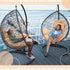 2.58 Hammock Patio(Beige,1 Tudomro Egg Chair Cushion Filling kg Replacement Rocking Wicker Chair Cushions High Back