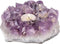 JIC Gem Amethyst Candle Holder Natural Purple Crystals Candle Stand Large Amethyst