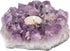 JIC Gem Amethyst Candle Holder Natural Purple Crystals Candle Stand Large Amethyst