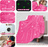 Glow in The Dark Blanket for Kids, Soft Cozy Warm Fuzzy Throw Blanket with Pink Glowing Stars