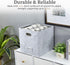 DECOMOMO Storage Basket 13x15x13 Cube Bins with Label Holder, Felt Fabric Storage Cubes for Shelves Closet Toys Clothes
