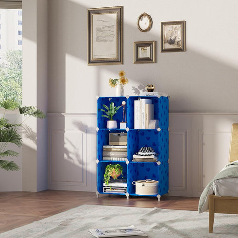 6 Closet Closet, UNKU Cube Storage Organizer, Cube Organizer Storage Shelves, DIY Stackable Bookcase, Clothes Organizer