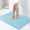 Smiry Luxury Chenille Bath Rug 36''x24'', Extra Soft Absorbent Shaggy Bathroom Mat, Machine Washable Sky Blue