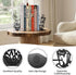 ENCIMART Metal Bookends Creative Coffee Bookends Decorative Cute Kitchen Book Ends for Shelves Bookshelf Home Office