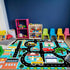 2.5x4 Car Rug Play Mat - Kids Play Carpet City Life Road Map Rug Educational Traffic Track Car Mat for Kids Toy Cars