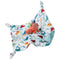 Mary Meyer Pebblesaurus Stuffed Animal Security Blanket, 13 x 13-Inches, Coral Dinosaur for Kids