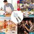 Multifunctional Jar Opener for Seniors, Stainless Steel Easy Twist Bottle Opener for Arthritis